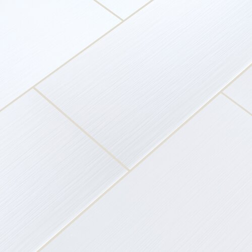 MSI Dymo Stripe White 12" X36" Glossy Ceramic Wall Tile | Wayfair
